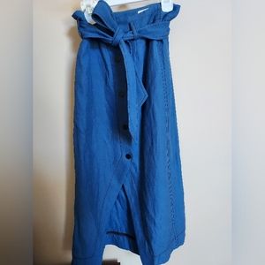 Blue Midi Skirt - Sandro